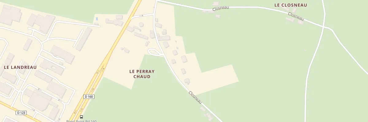 Plan du 10 Closneau à Mozé-sur-Louet