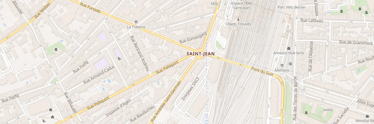 Plan du 50 Rue Amédée Saint-Germain à Bordeaux