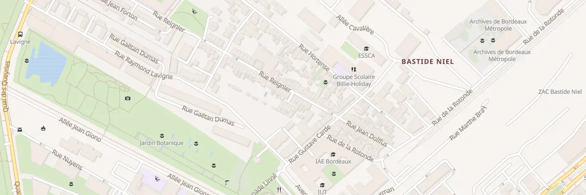Plan du 103 Rue Reignier à Bordeaux