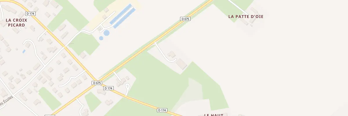 Plan du 1151 Rte de Bretagne Noyers Bocage à Val d’Arry
