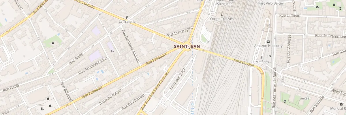 Plan du 51 Rue Amédée Saint-Germain à Bordeaux