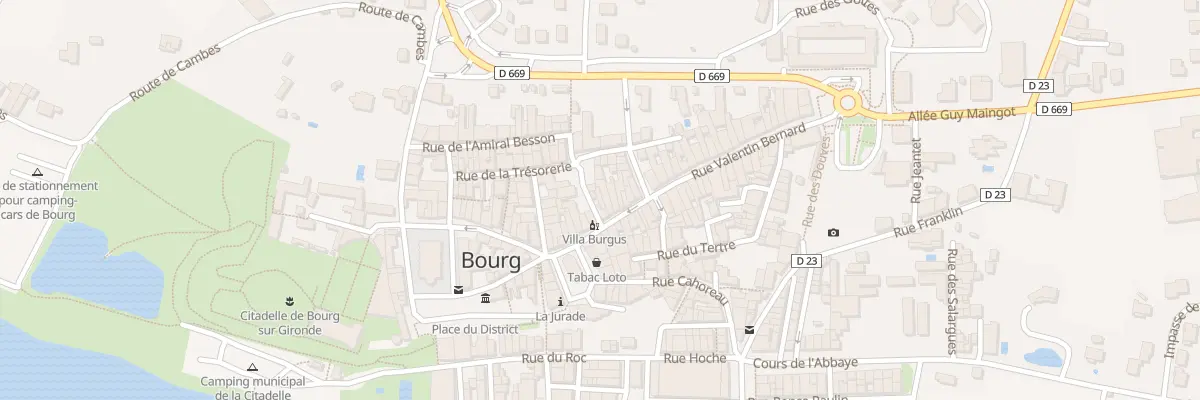 Plan du 3 Rue des Religieuses à Bourg