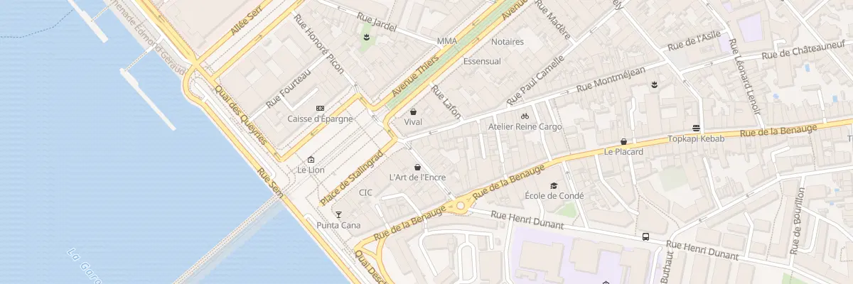 Plan du 5 Rue Montméjean à Bordeaux