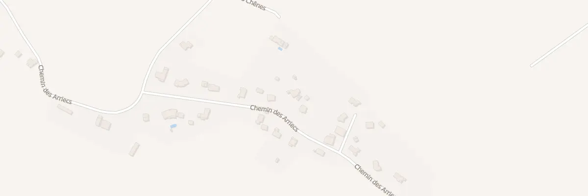 Plan du 922 Che des Arriecs à Sainte-Colombe
