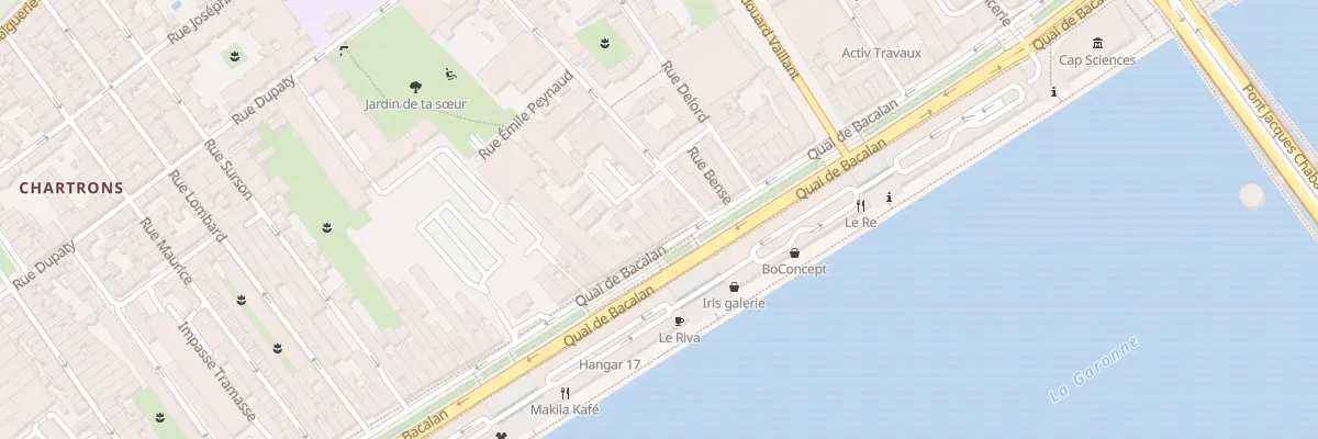 Plan du 38 Quai Bacalan à Bordeaux