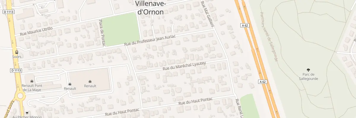 Plan du 18 Rue du Mal Lyautey à Villenave-d’Ornon