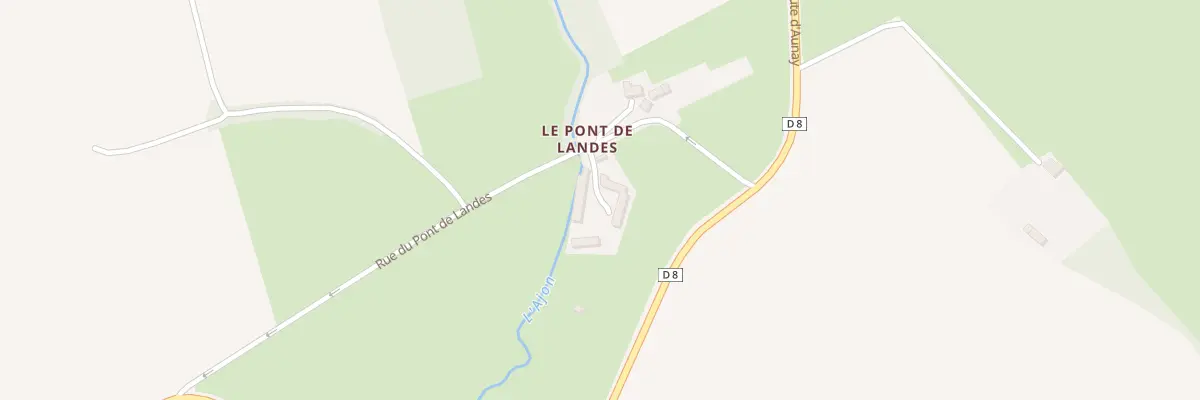 Plan du 378 Rue du Pont de Landes à Landes-sur-Ajon