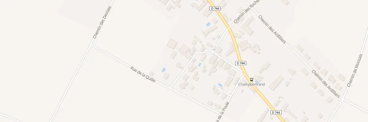 Plan du 38 Che du Cheval Blanc à Villiers-en-Plaine