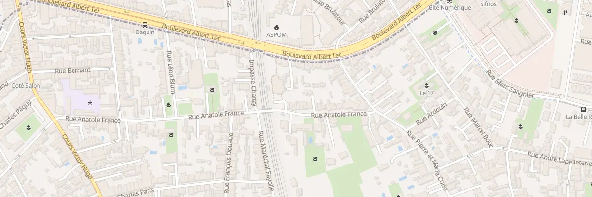 Plan du 56 Rue Anatole France à Bègles