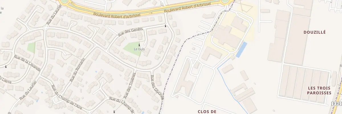 Plan du 64 Rue du Chèvrefeuille à Angers