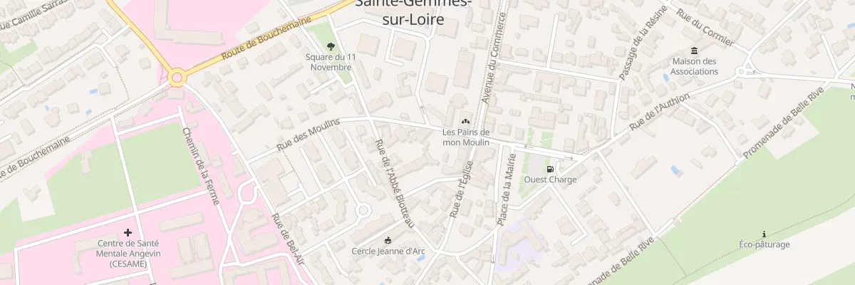 Plan du 6 Rue des Moulins à Sainte-Gemmes-sur-Loire