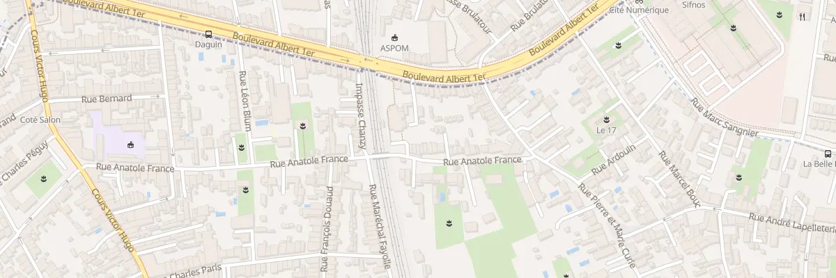 Plan du 54 Rue Anatole France à Bègles
