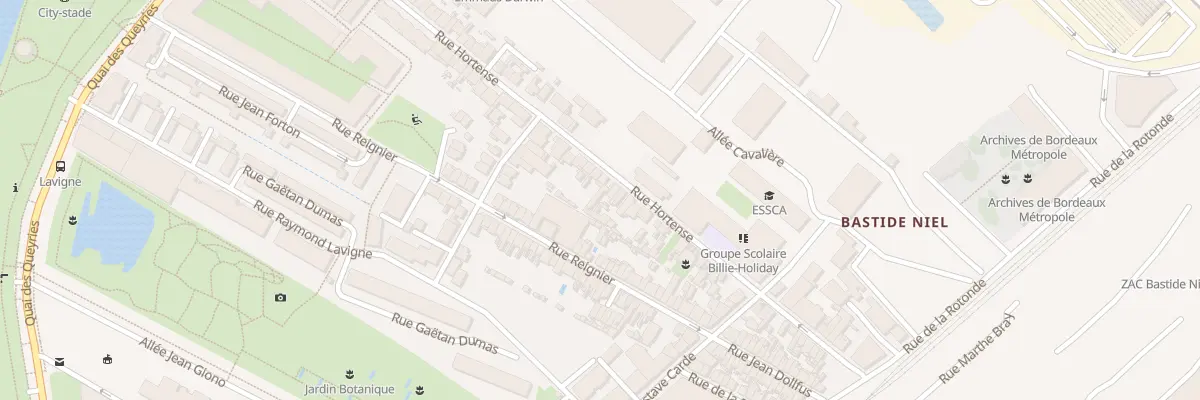 Plan du 61 Rue Hortense à Bordeaux