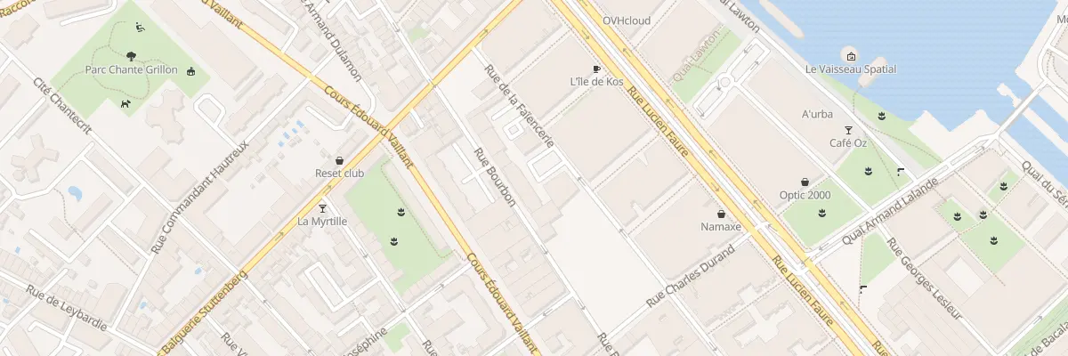 Plan du 87 Rue Bourbon à Bordeaux
