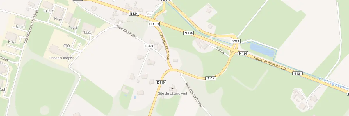 Plan du 20 Rte de l’ Aérodrome à Escout
