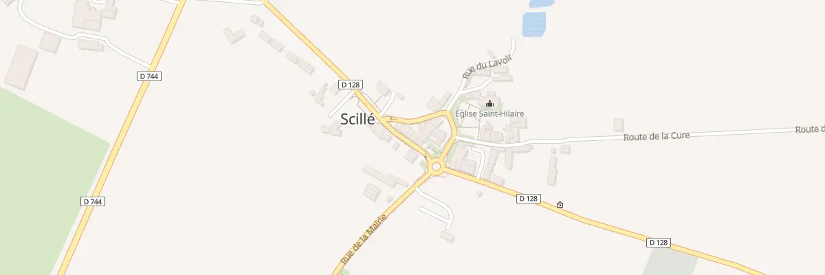 Plan du 6 Rue Principale à Scillé