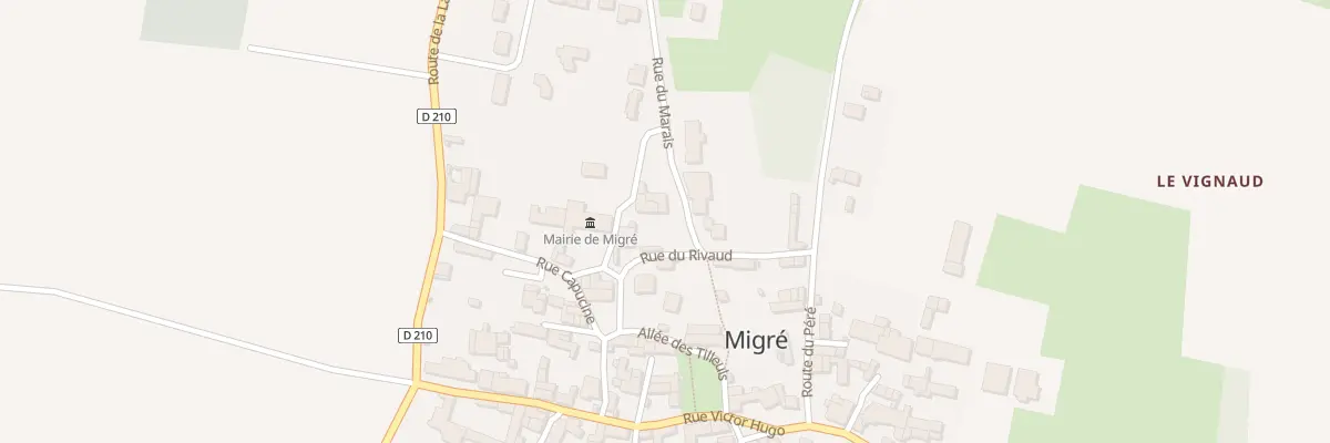 Plan du 5 Rue du Rivaud à Migré