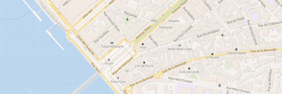 Plan du 4 Rue Montméjean à Bordeaux