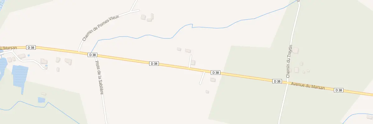 Plan du 3950 Av du Marsan à Campet-et-Lamolère