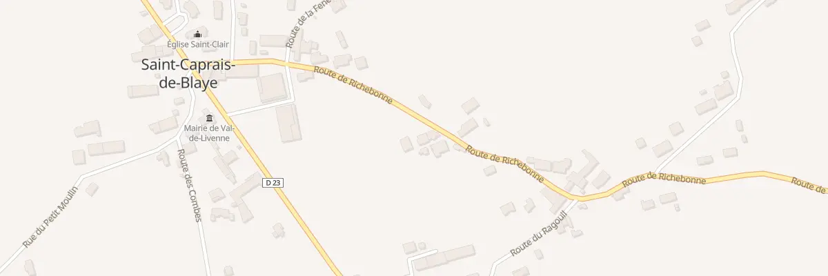 Plan du 280 Rte de Richebonne à Val-de-Livenne