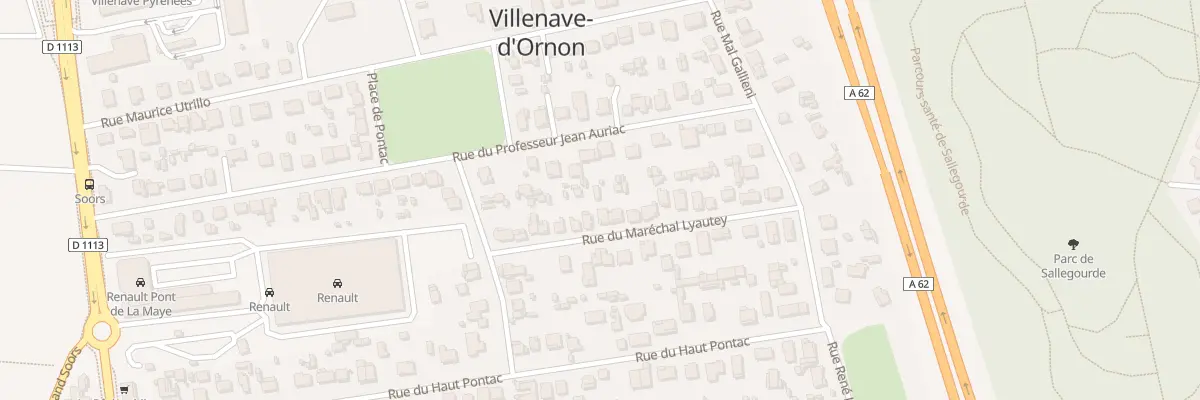 Plan du 14 Rue du Mal Lyautey à Villenave-d’Ornon