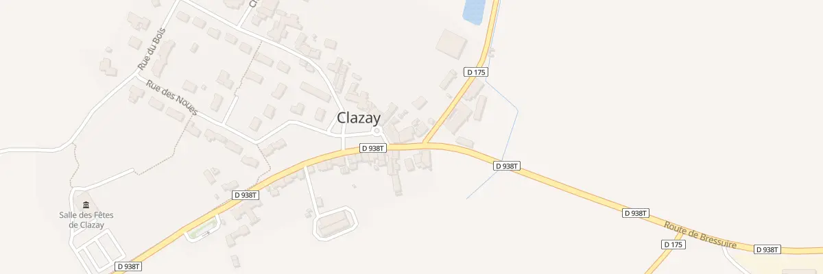 Plan du 4 Rue des Forges Clazay à Bressuire