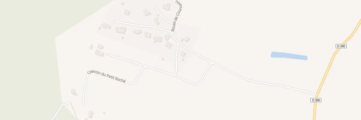 Plan du 425 Rte de Cournaou à Haut-Mauco