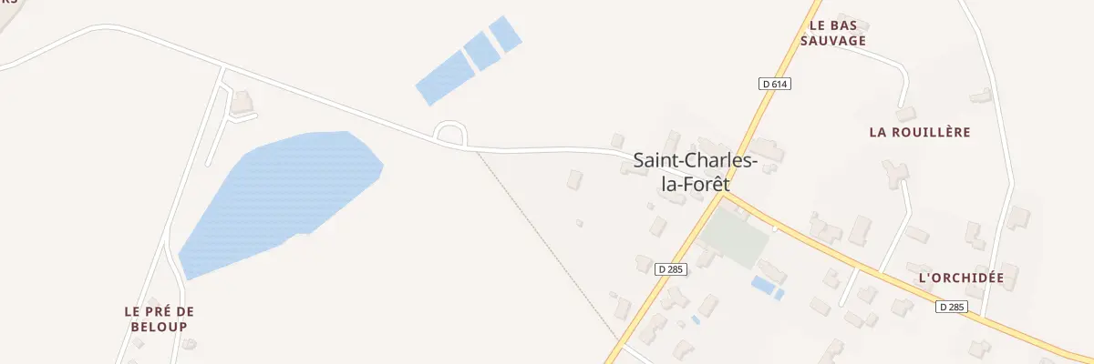 Plan du 5 Rte de Villiers à Saint-Charles-la-Forêt