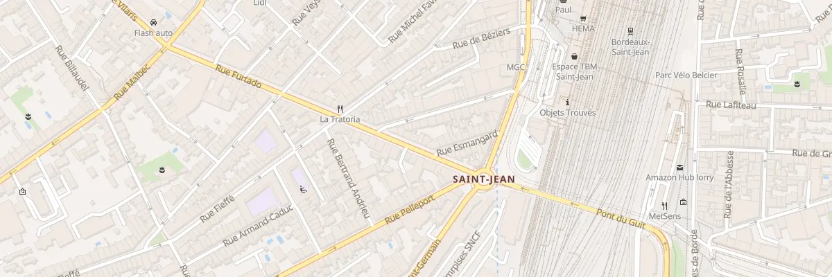 Plan du 66 Rue Furtado à Bordeaux