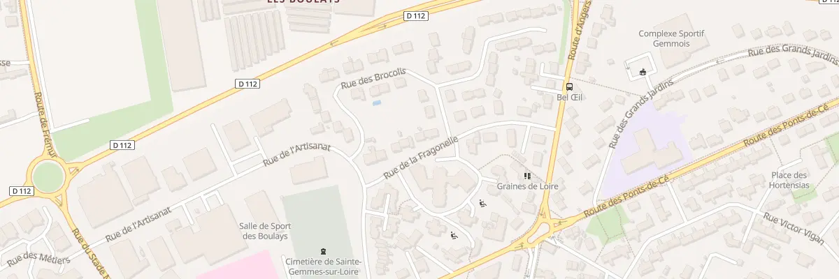 Plan du 12 Rue de la Fragonelle à Sainte-Gemmes-sur-Loire