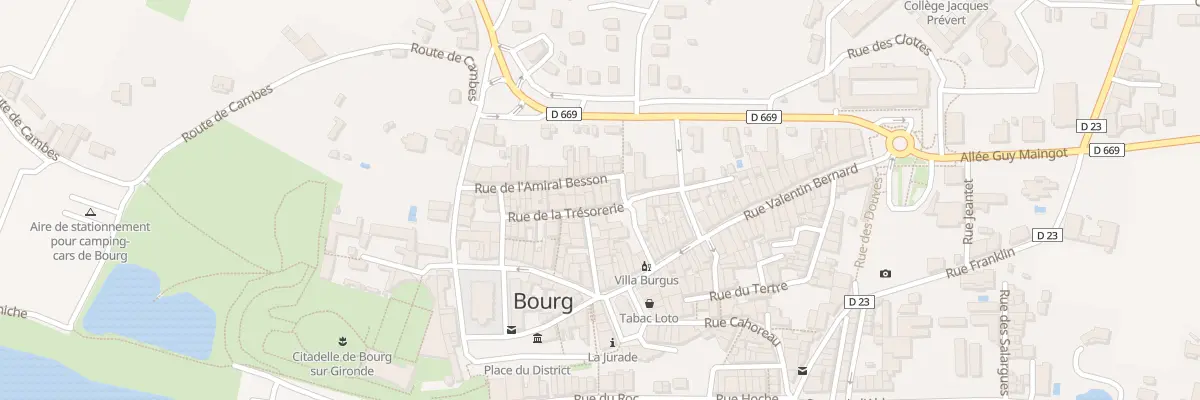 Plan du 9014 Rue de l’Amiral Besson à Bourg