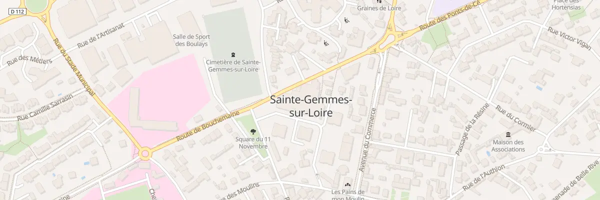 Plan du 7 Rte de Bouchemaine à Sainte-Gemmes-sur-Loire