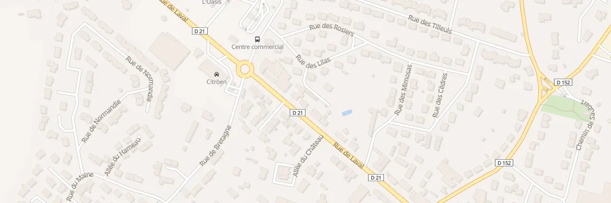 Plan du 74 Rue de Laval à Meslay-du-Maine
