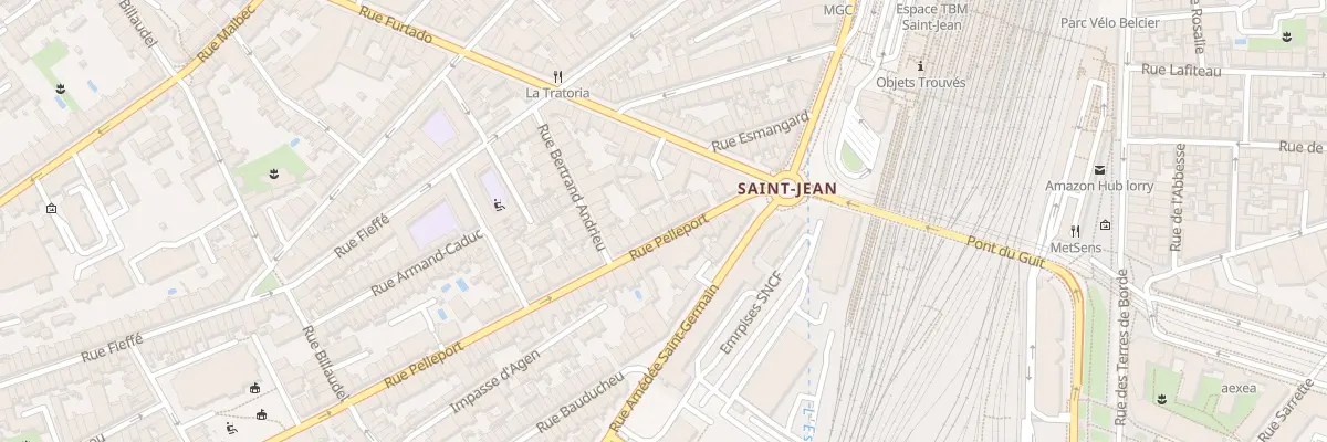 Plan du 15 Rue Pelleport à Bordeaux