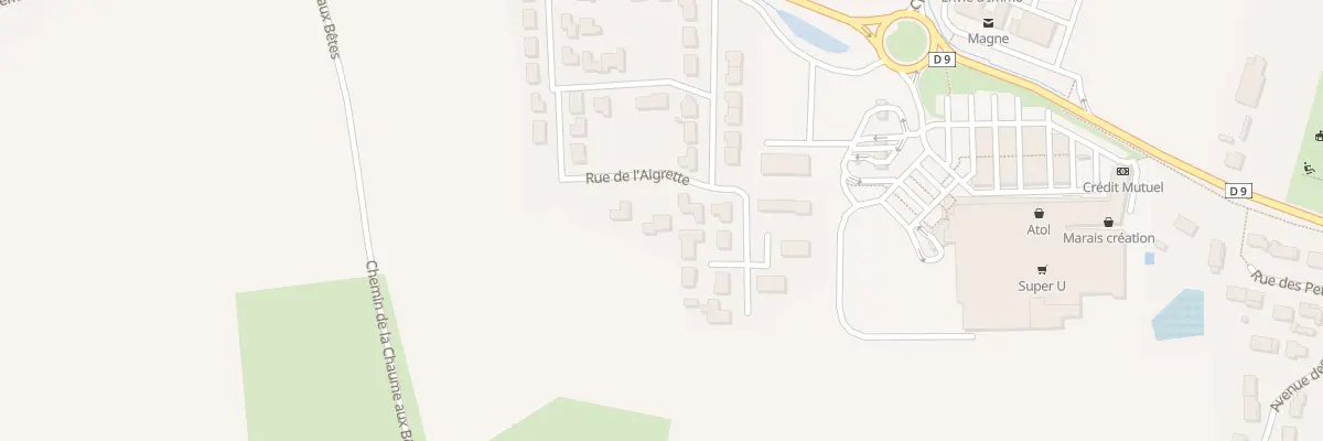 Plan du 5 Rue de l’Aigrette à Magné