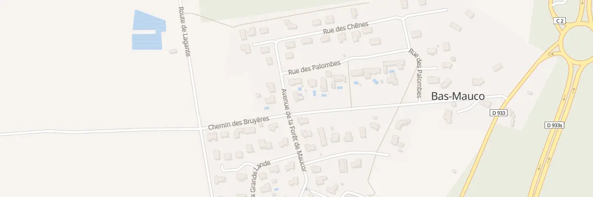 Plan du 510 Av de la Forêt de Maucor à Bas-Mauco
