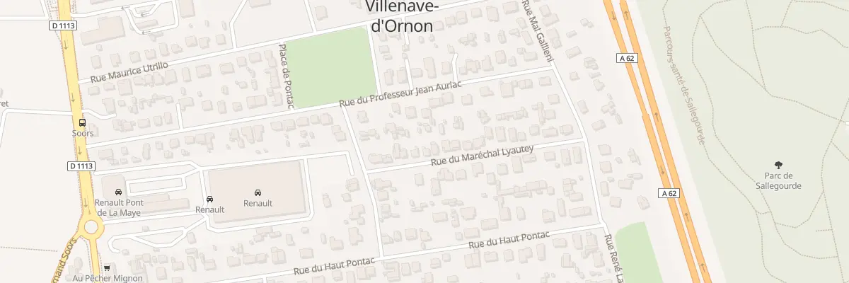 Plan du 10B Rue du Mal Lyautey à Villenave-d’Ornon