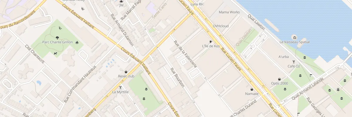 Plan du 105 Rue Bourbon à Bordeaux