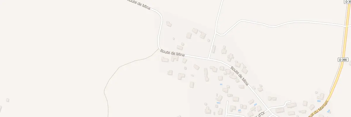 Plan du 425 Rte de Mina à Haut-Mauco