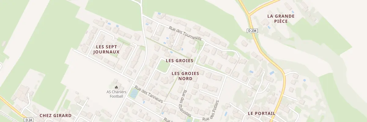 Plan du 17 Rue des Tisserands à Chaniers