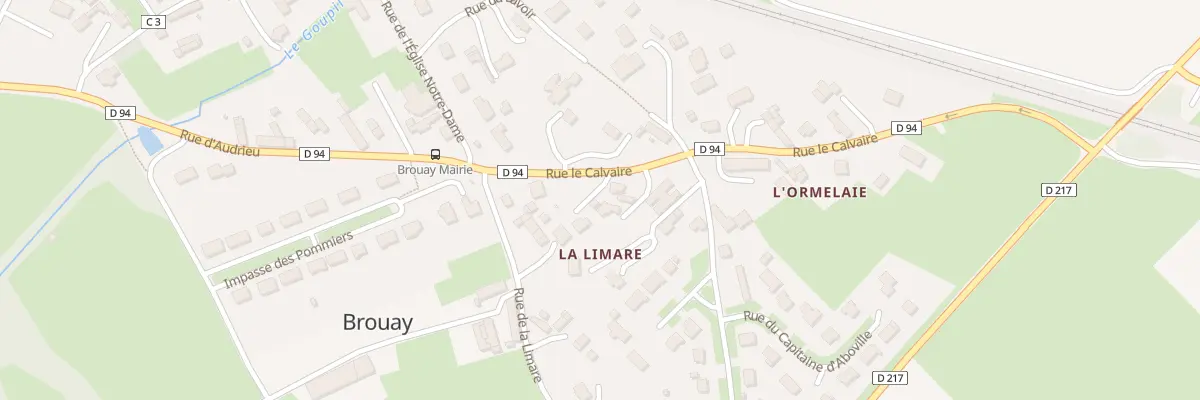 Plan du 4B Rue le Calvaire à Thue et Mue