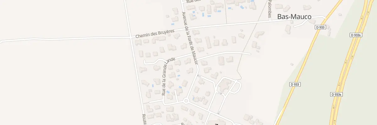 Plan du 417 Av de la Forêt de Maucor à Bas-Mauco