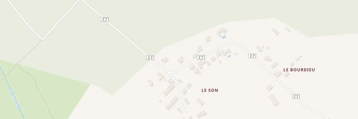 Plan du 10B Le Son à Saucats