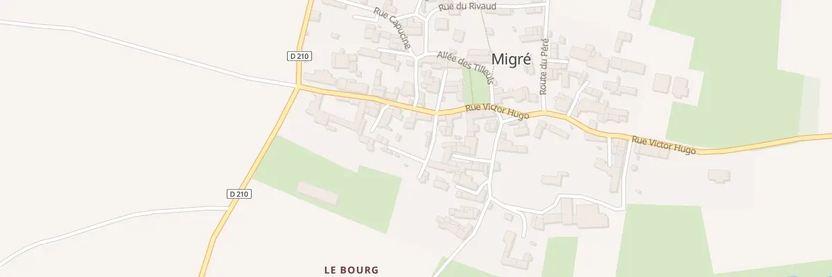 Plan du 2 Imp des Pervenches à Migré