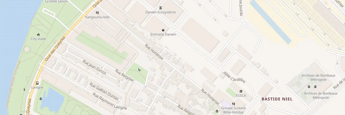 Plan du 68 Rue Hortense à Bordeaux