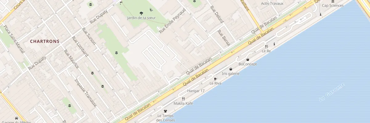 Plan du 30 Quai Bacalan à Bordeaux
