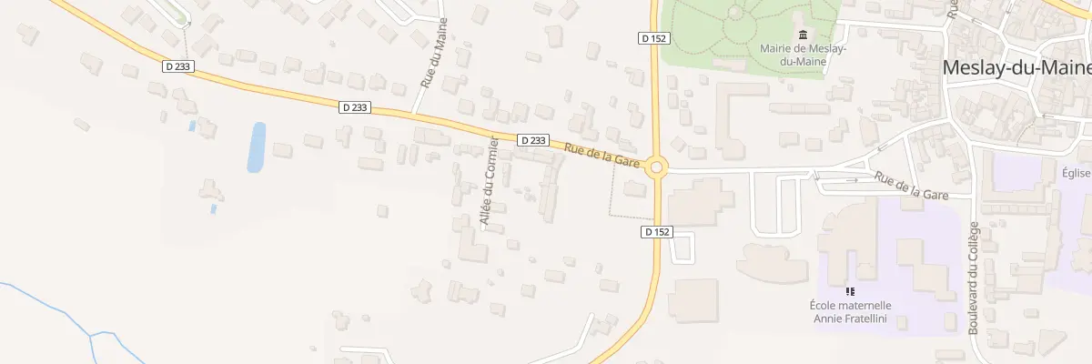 Plan du 23 Rue de la Gare à Meslay-du-Maine