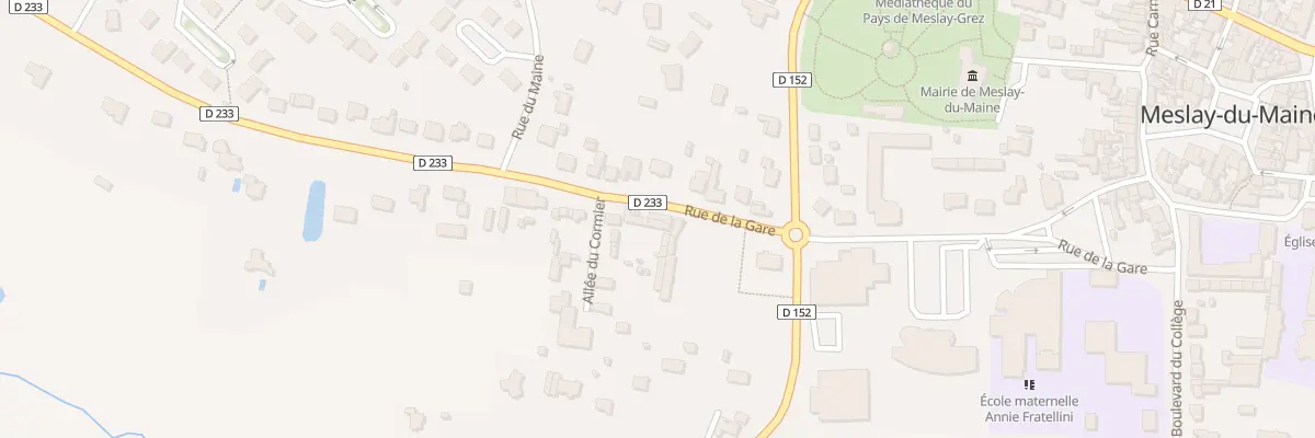 Plan du 29 Rue de la Gare à Meslay-du-Maine