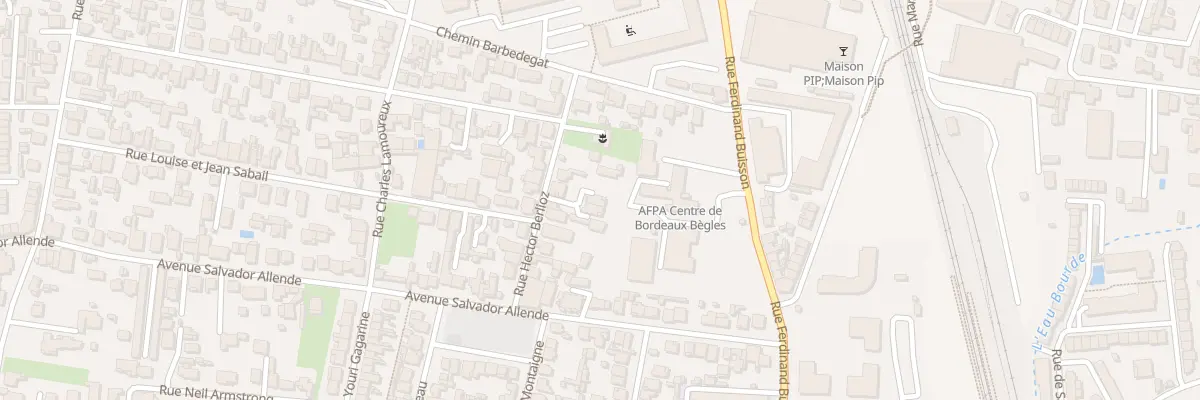 Plan du 22T Rue Hector Berlioz à Bègles