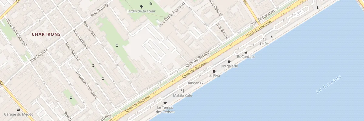 Plan du 28 Quai Bacalan à Bordeaux